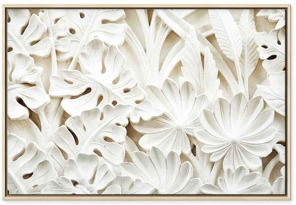 Artgeist Paveikslas - Ceramic Leaves (1 Part) Wide