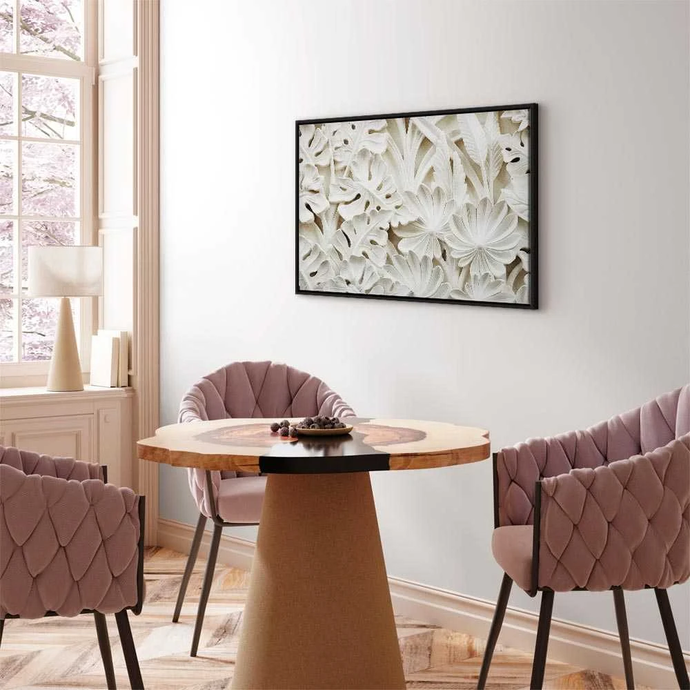 Artgeist Paveikslas - Ceramic Leaves (1 Part) Wide