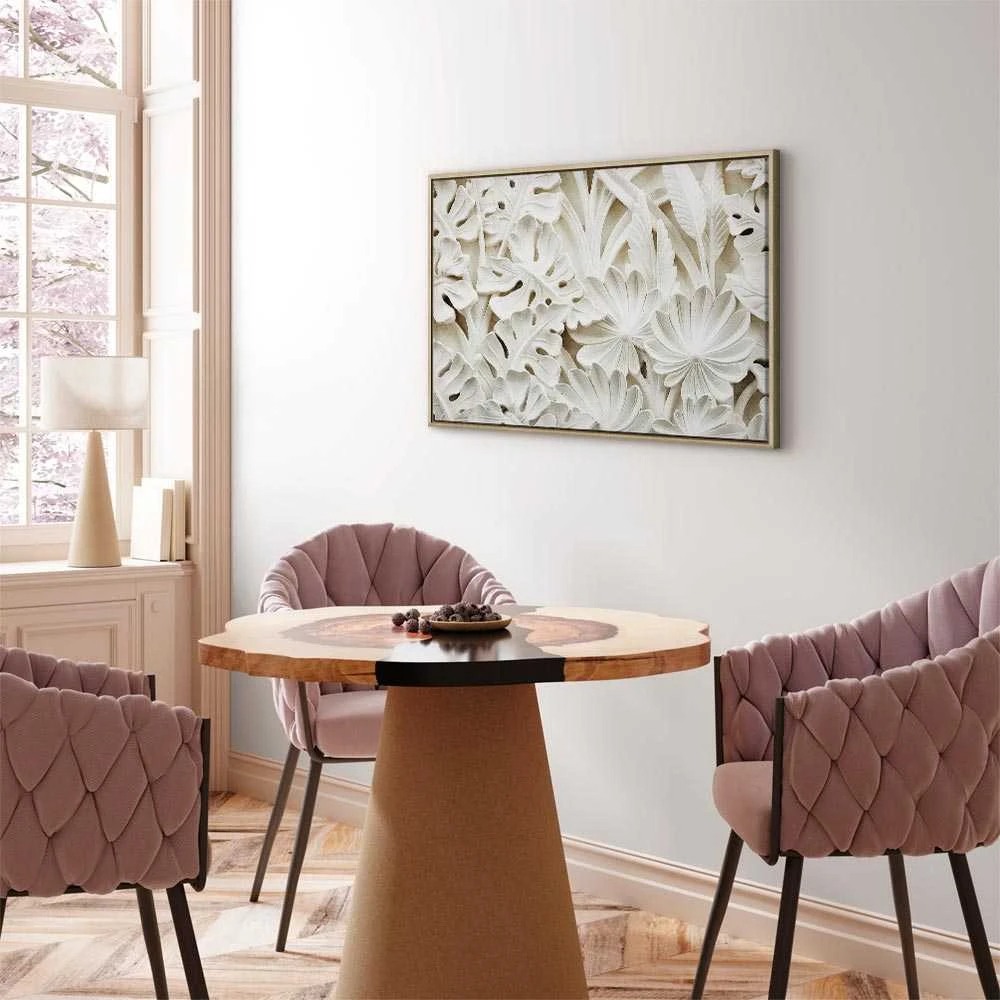 Artgeist Paveikslas - Ceramic Leaves (1 Part) Wide