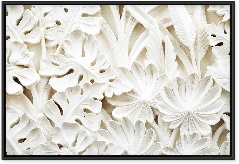 Artgeist Paveikslas - Ceramic Leaves (1 Part) Wide