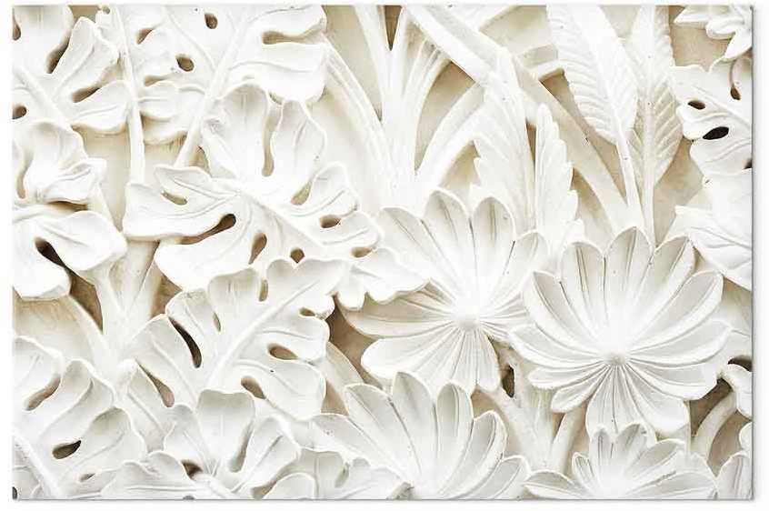 Artgeist Paveikslas - Ceramic Leaves (1 Part) Wide