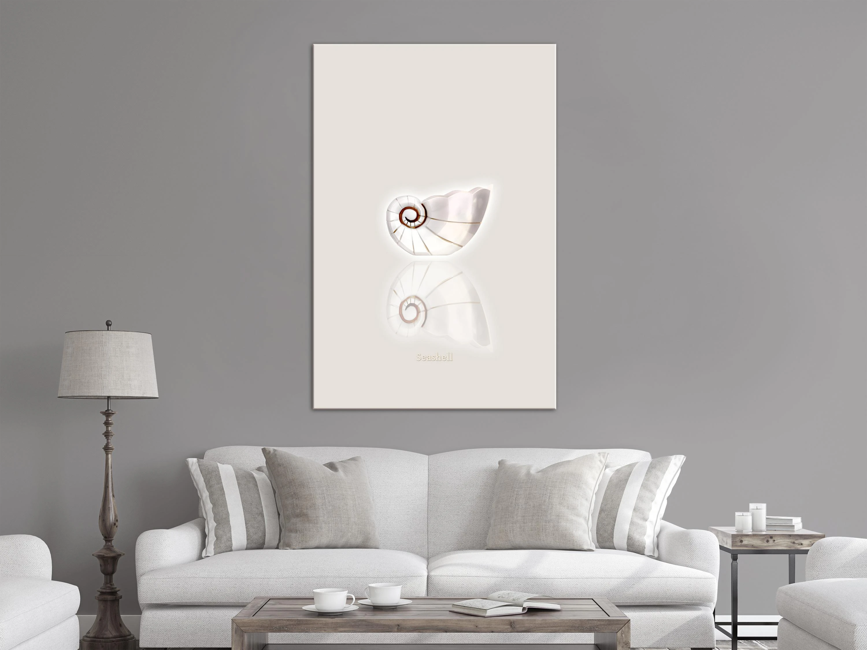 Artgeist Paveikslas - Ceramic Shell (1 Part) Vertical