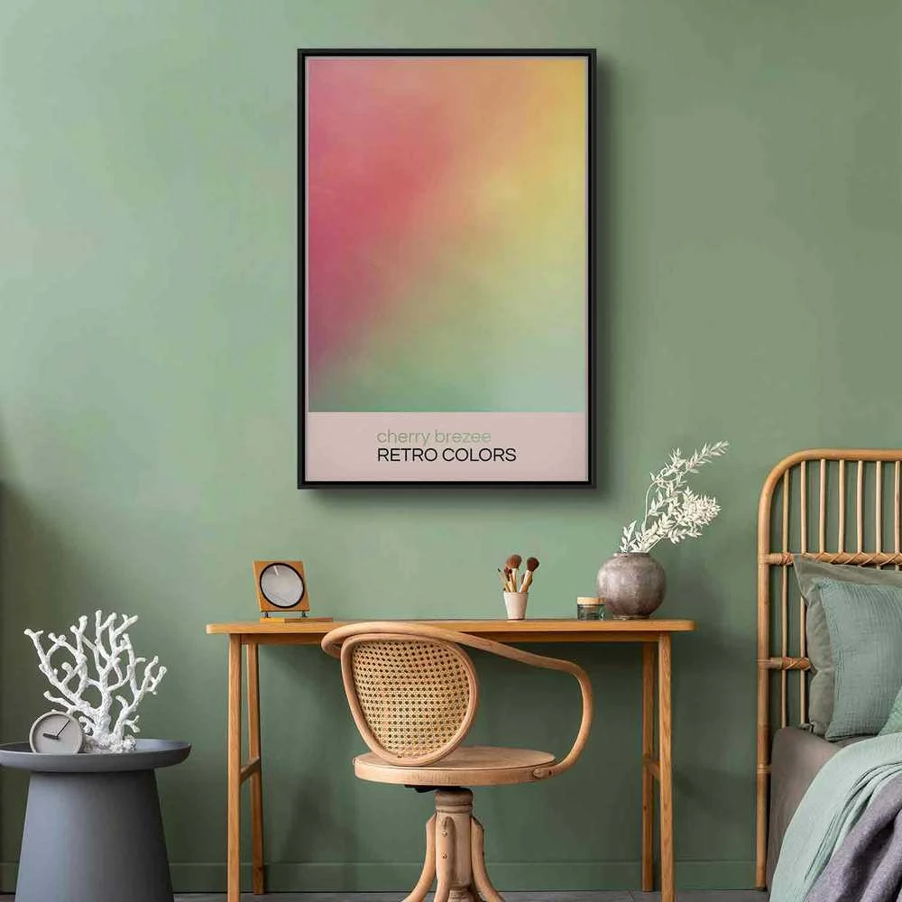 Artgeist Paveikslas - Cherry Breeze - Pastel Gradient in Delicate Retro Colors