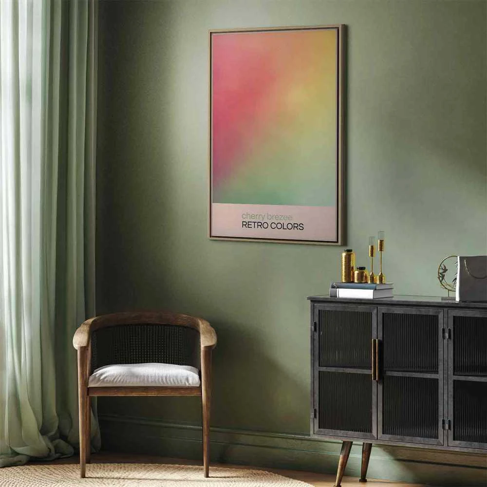Artgeist Paveikslas - Cherry Breeze - Pastel Gradient in Delicate Retro Colors