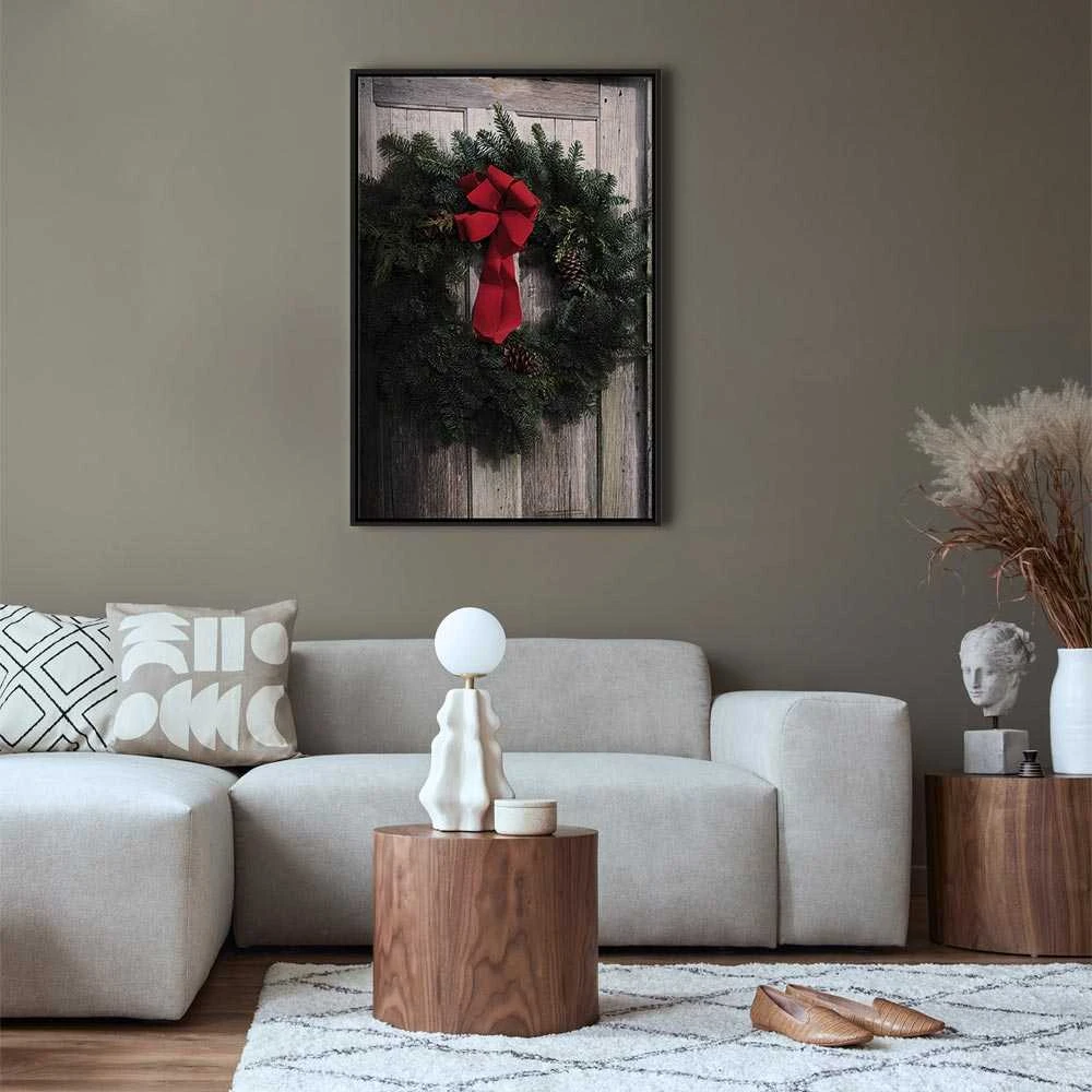 Artgeist Paveikslas - Christmas Wreath (1 Part) Vertical