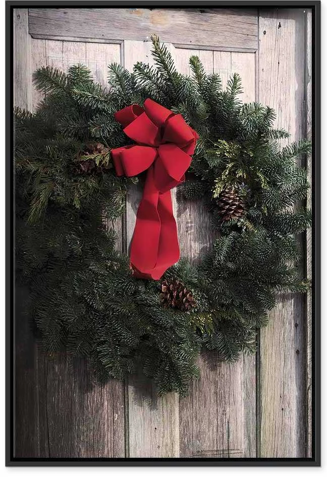 Artgeist Paveikslas - Christmas Wreath (1 Part) Vertical