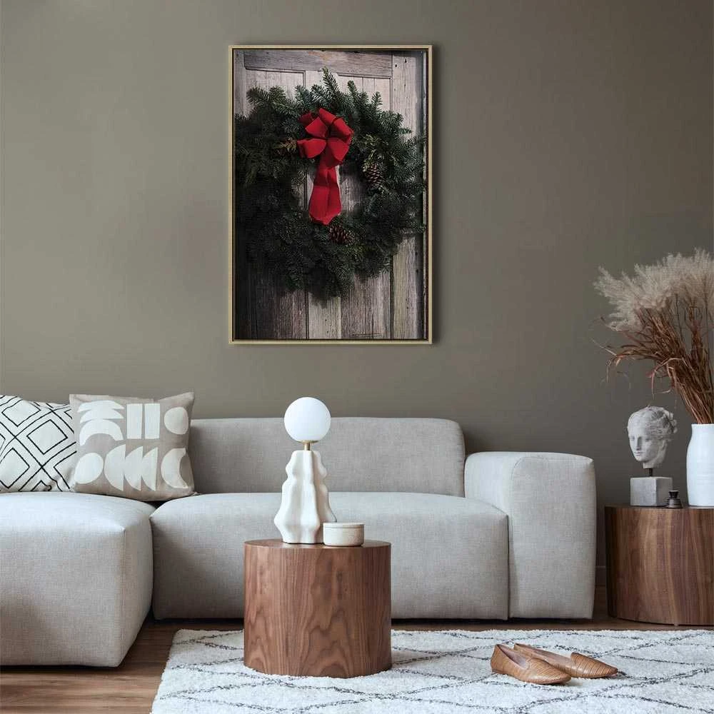 Artgeist Paveikslas - Christmas Wreath (1 Part) Vertical