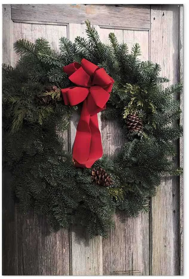 Artgeist Paveikslas - Christmas Wreath (1 Part) Vertical
