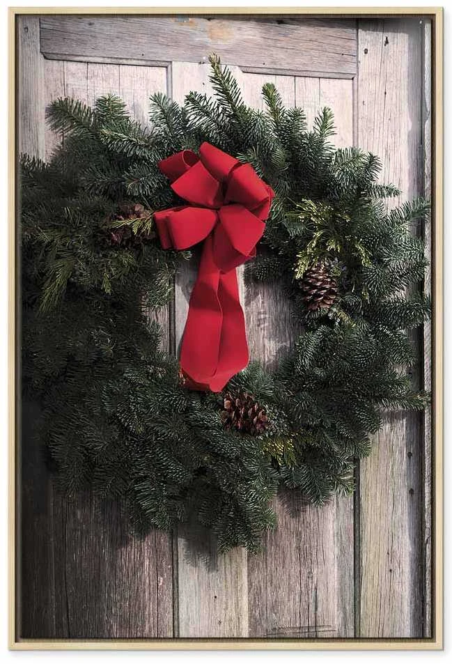 Artgeist Paveikslas - Christmas Wreath (1 Part) Vertical