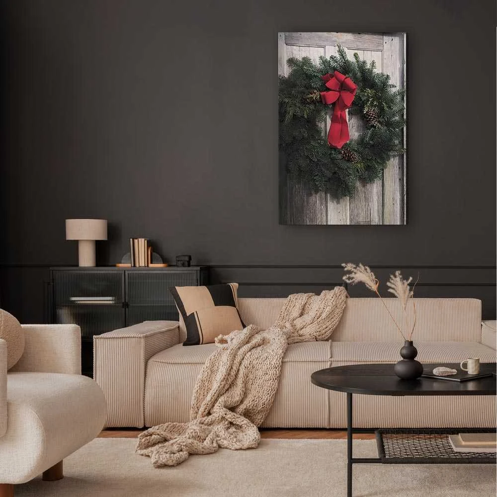 Artgeist Paveikslas - Christmas Wreath (1 Part) Vertical