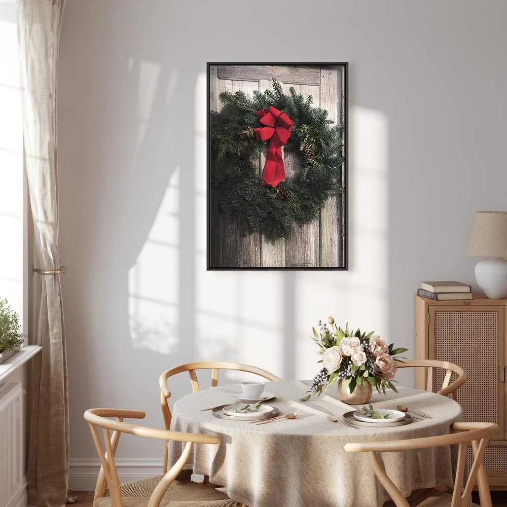 Artgeist Paveikslas - Christmas Wreath (1 Part) Vertical