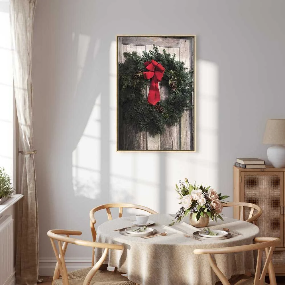 Artgeist Paveikslas - Christmas Wreath (1 Part) Vertical