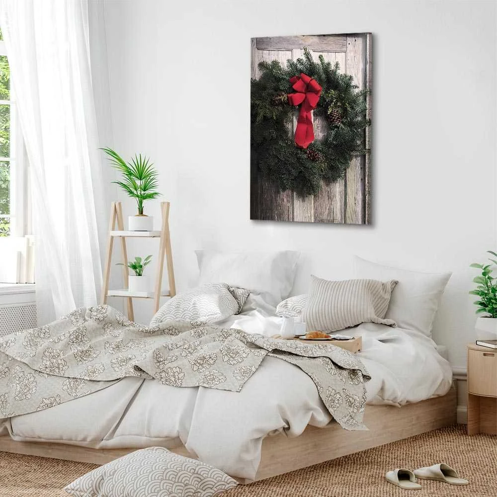 Artgeist Paveikslas - Christmas Wreath (1 Part) Vertical