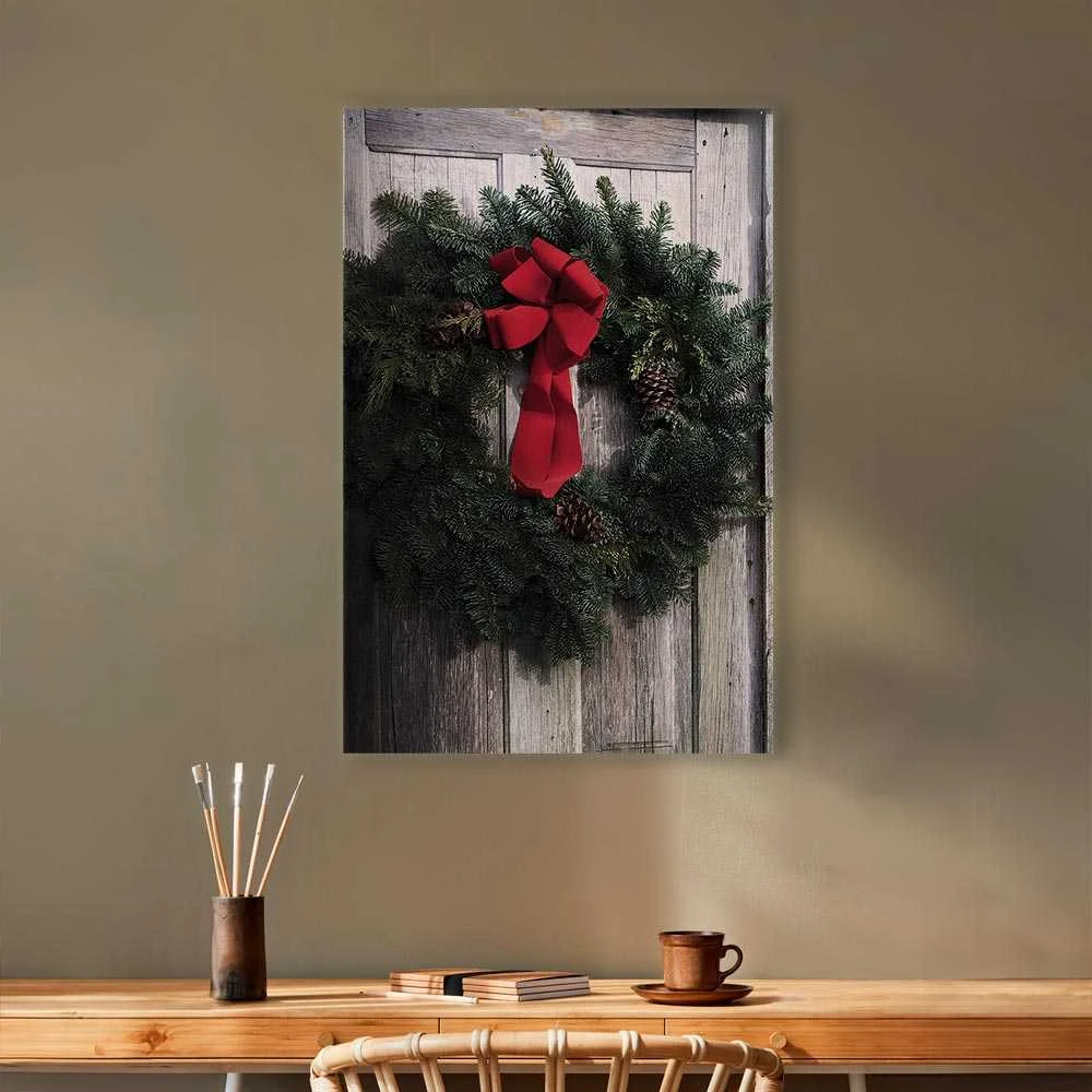 Artgeist Paveikslas - Christmas Wreath (1 Part) Vertical