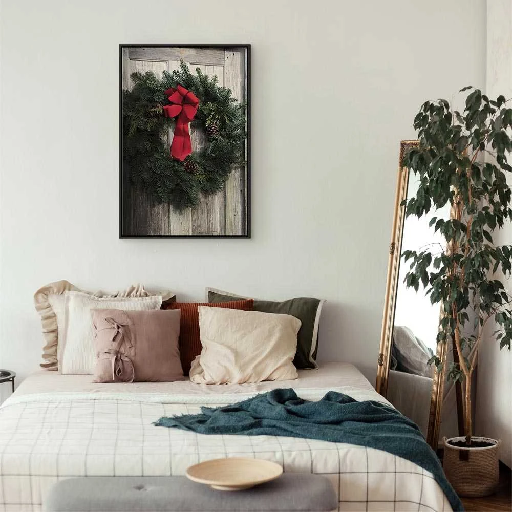 Artgeist Paveikslas - Christmas Wreath (1 Part) Vertical