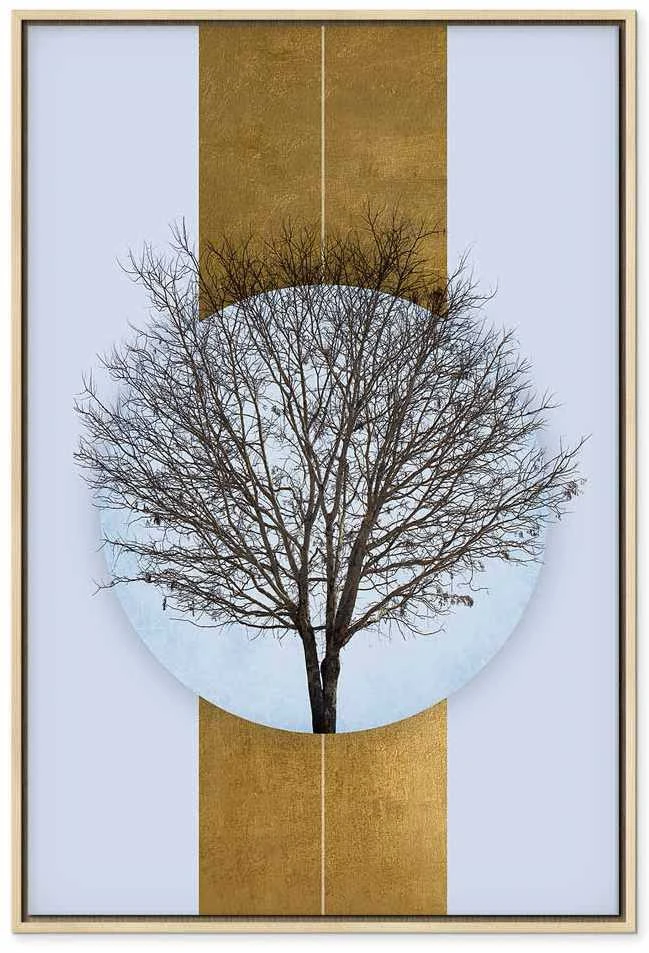 Artgeist Paveikslas - Circle of Nature (1-part) - Tree Branches in Round Composition