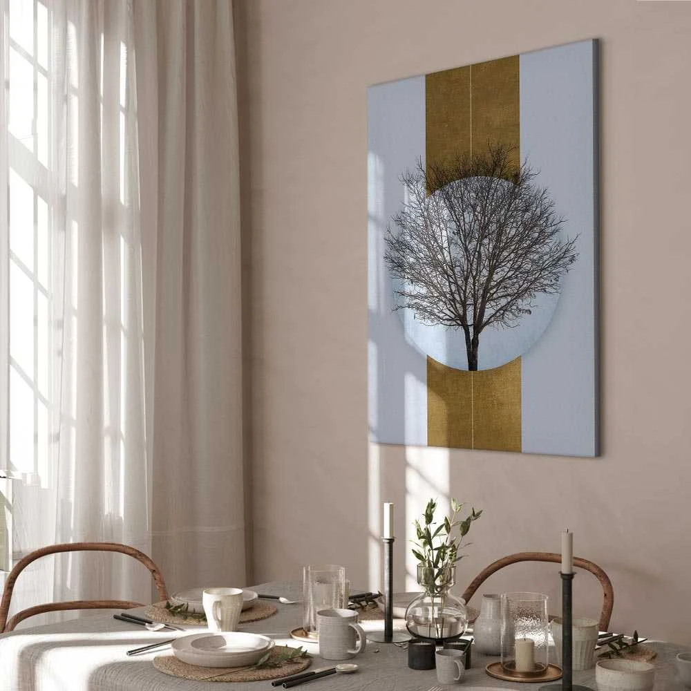 Artgeist Paveikslas - Circle of Nature (1-part) - Tree Branches in Round Composition