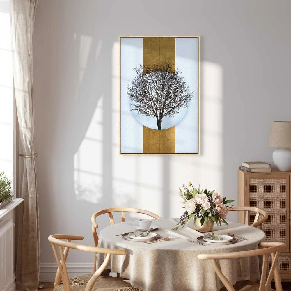 Artgeist Paveikslas - Circle of Nature (1-part) - Tree Branches in Round Composition