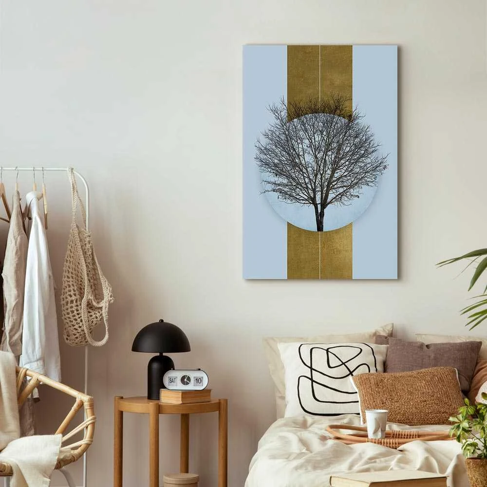 Artgeist Paveikslas - Circle of Nature (1-part) - Tree Branches in Round Composition