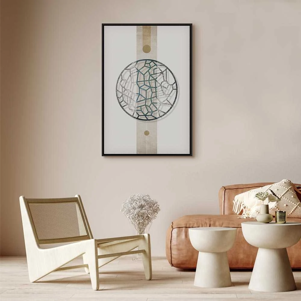 Artgeist Paveikslas - Circle with Artistic Details (1-part) - Abstract Shape