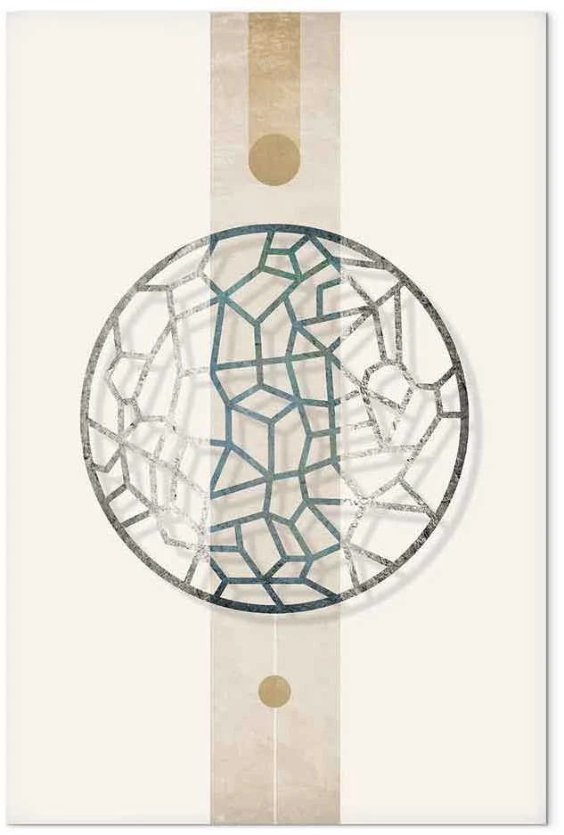 Artgeist Paveikslas - Circle with Artistic Details (1-part) - Abstract Shape