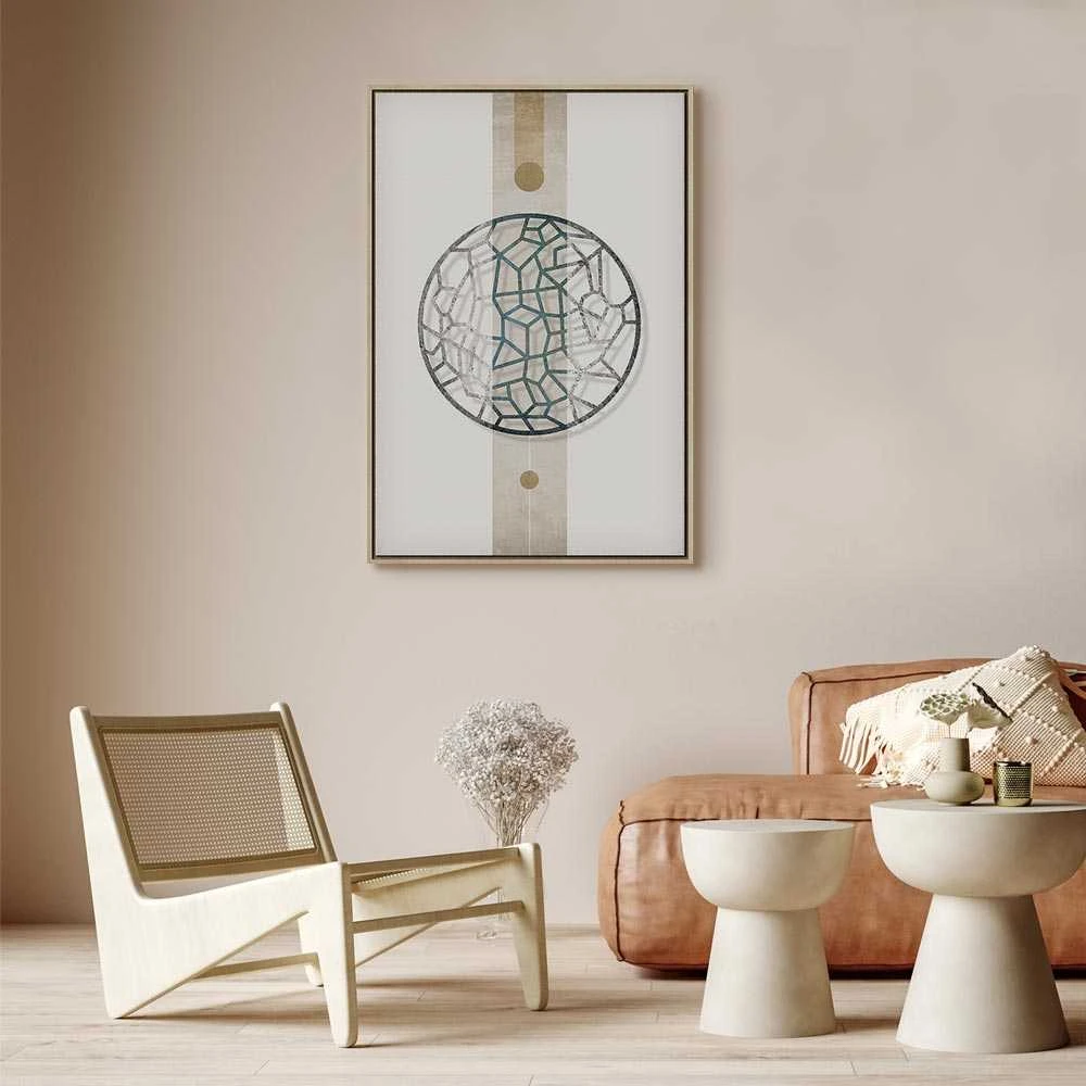 Artgeist Paveikslas - Circle with Artistic Details (1-part) - Abstract Shape