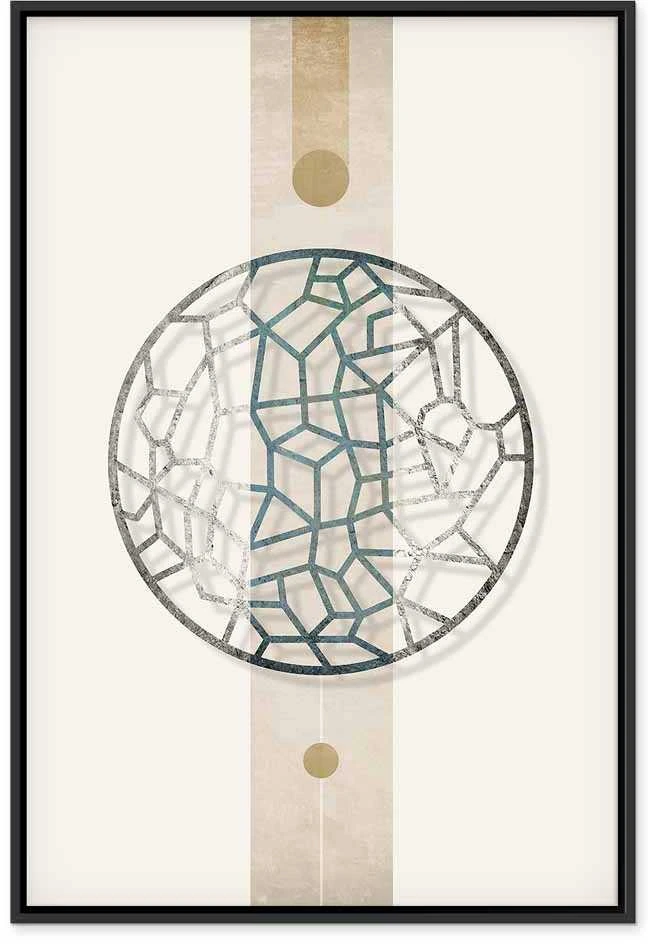 Artgeist Paveikslas - Circle with Artistic Details (1-part) - Abstract Shape