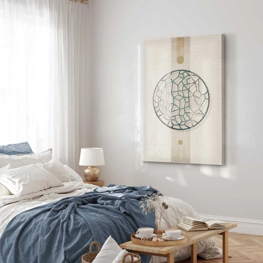 Artgeist Paveikslas - Circle with Artistic Details (1-part) - Abstract Shape