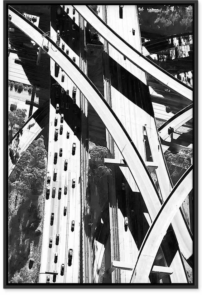 Artgeist Paveikslas - City Geometry (1 Part) Vertical