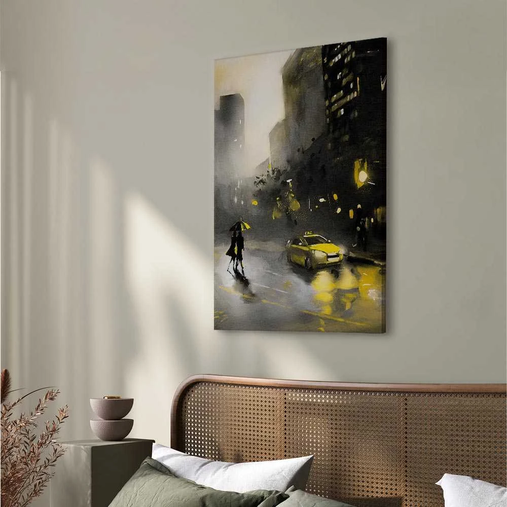 Artgeist Paveikslas - City Glow (1 Part) Vertical