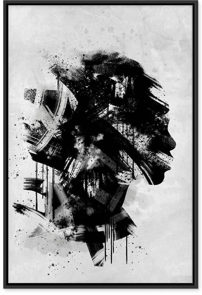 Artgeist Paveikslas - Classic Profile (1 Part) Vertical
