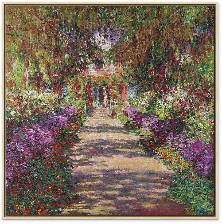 Artgeist Paveikslas - Claude Monet – A Pathway in Monet's Garden
