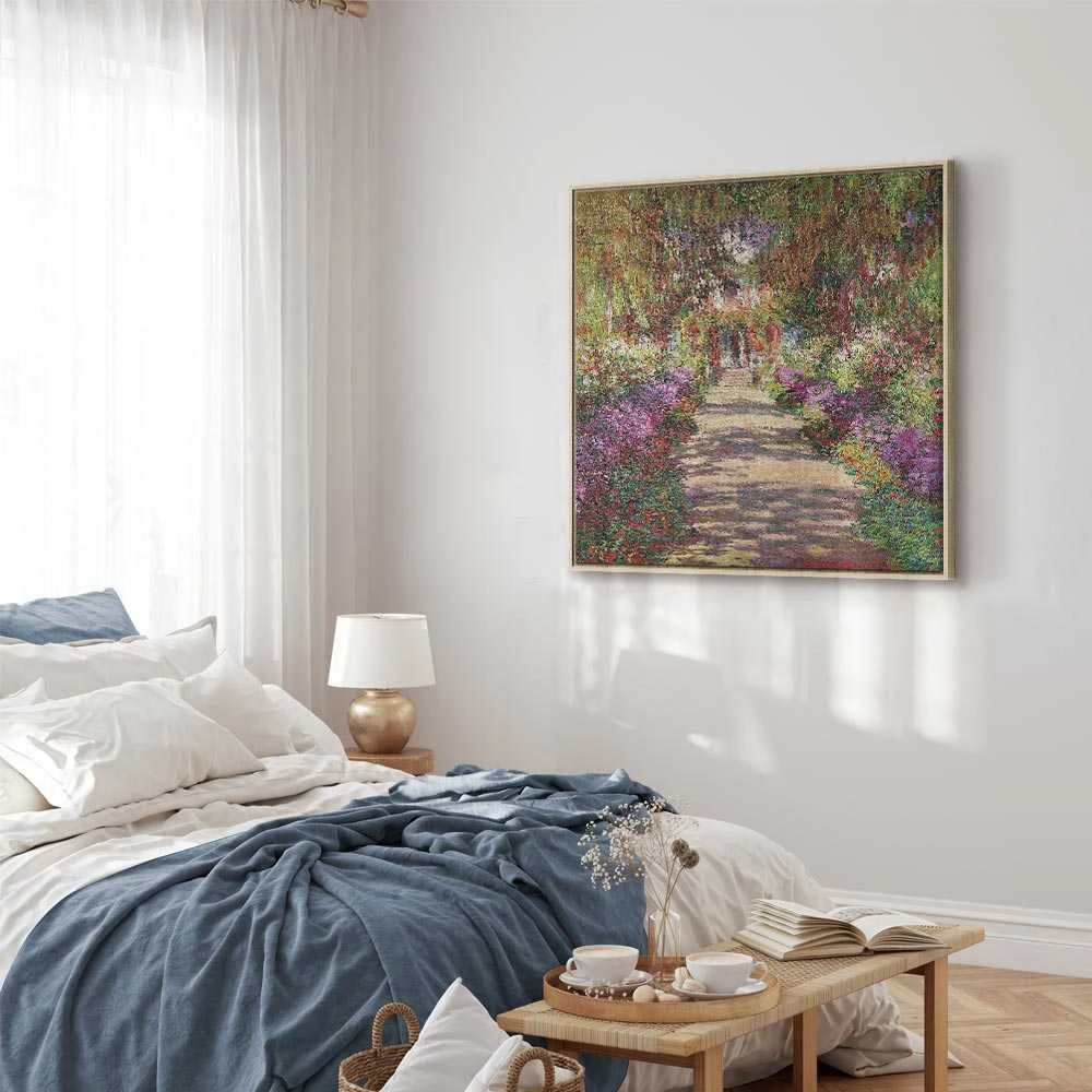 Artgeist Paveikslas - Claude Monet – A Pathway in Monet's Garden