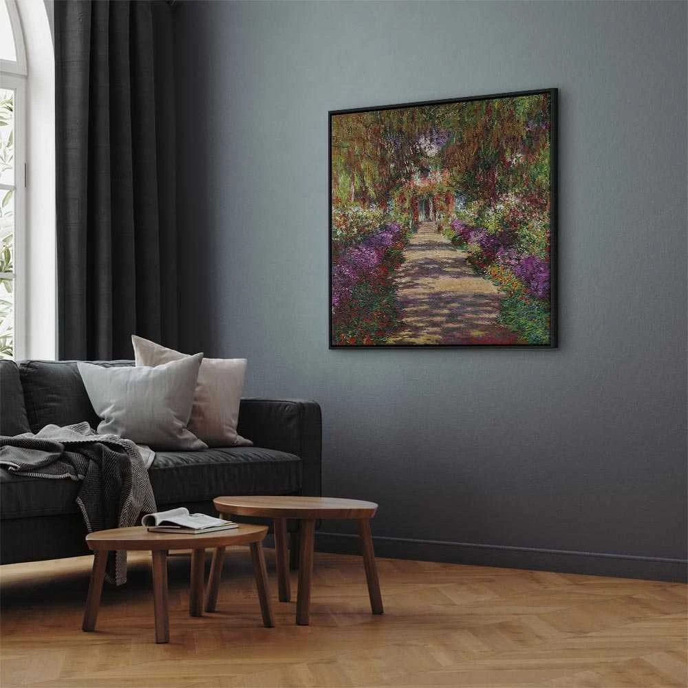 Artgeist Paveikslas - Claude Monet – A Pathway in Monet's Garden