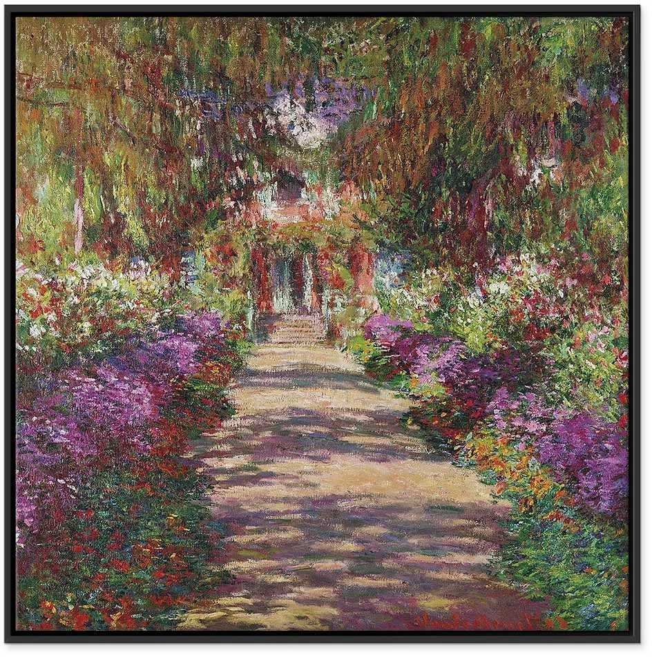 Artgeist Paveikslas - Claude Monet – A Pathway in Monet's Garden