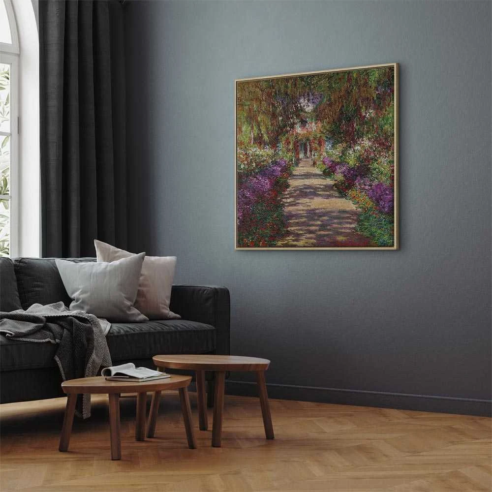 Artgeist Paveikslas - Claude Monet – A Pathway in Monet's Garden