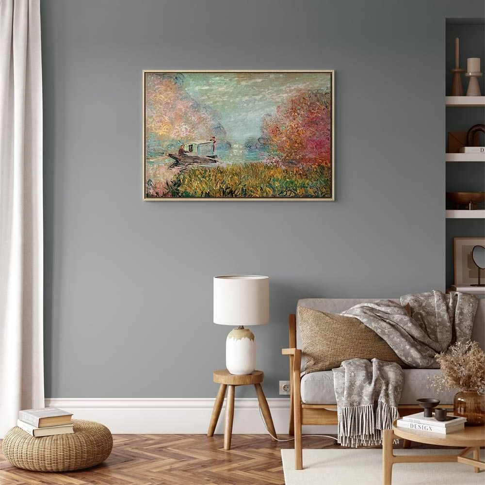 Artgeist Paveikslas - Claude Monet – Boat on the Seine