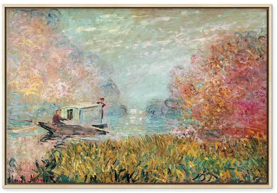 Artgeist Paveikslas - Claude Monet – Boat on the Seine