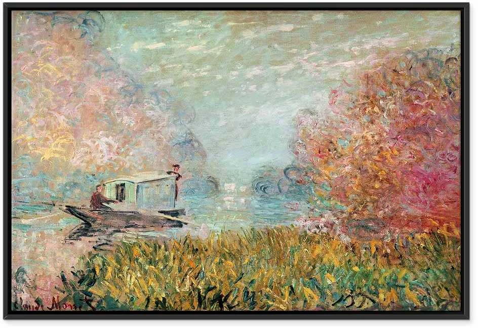 Artgeist Paveikslas - Claude Monet – Boat on the Seine