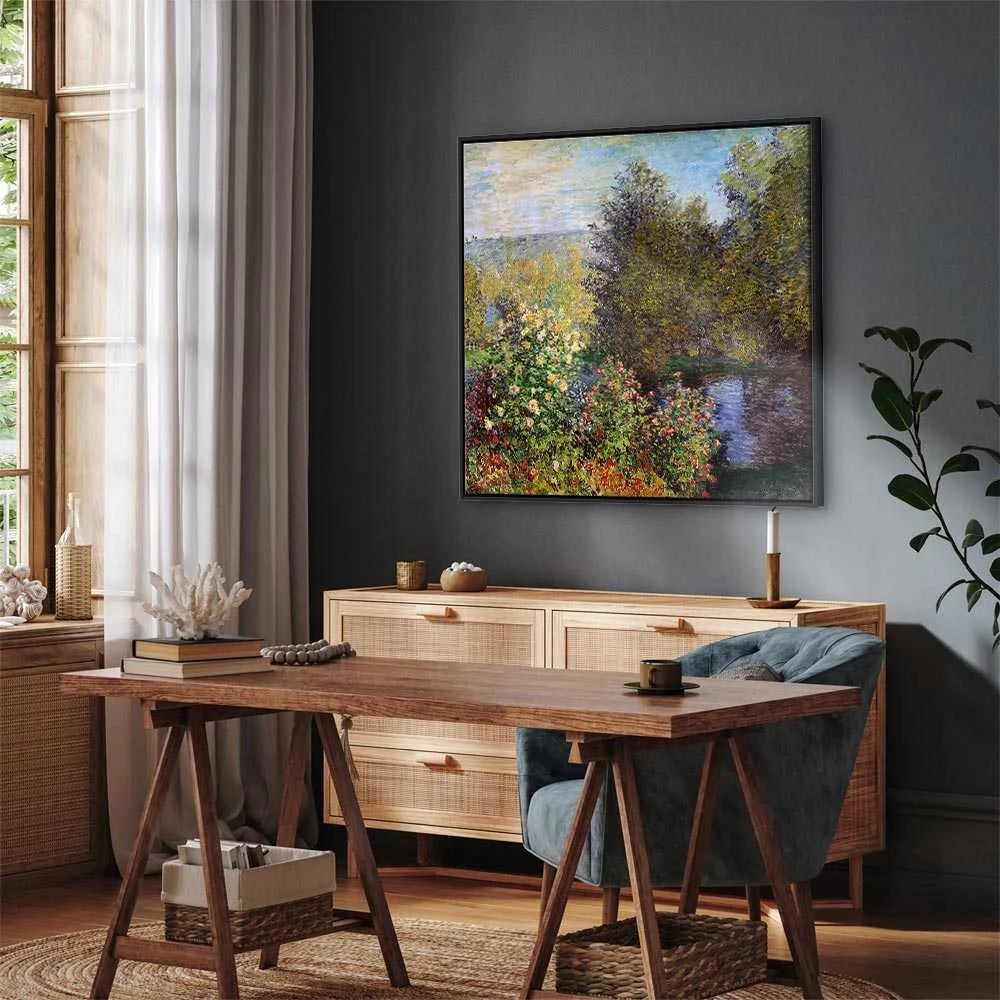 Artgeist Paveikslas - Claude Monet – Coin de jardin à Montgeron