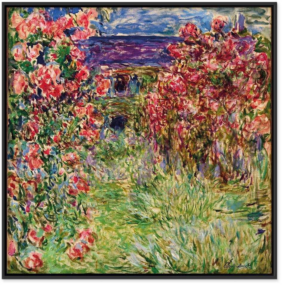 Artgeist Paveikslas - Claude Monet – La maison dans les roses