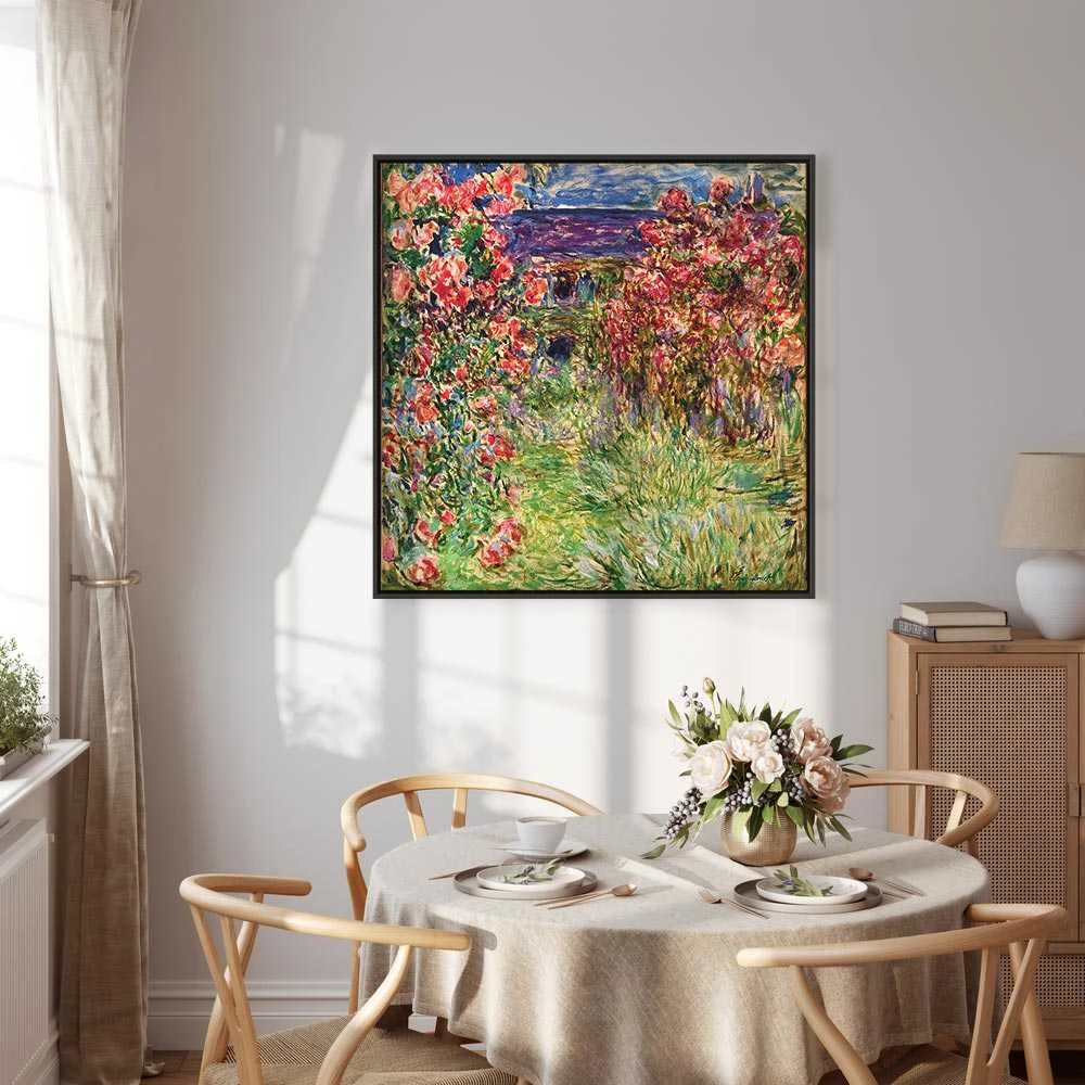 Artgeist Paveikslas - Claude Monet – La maison dans les roses