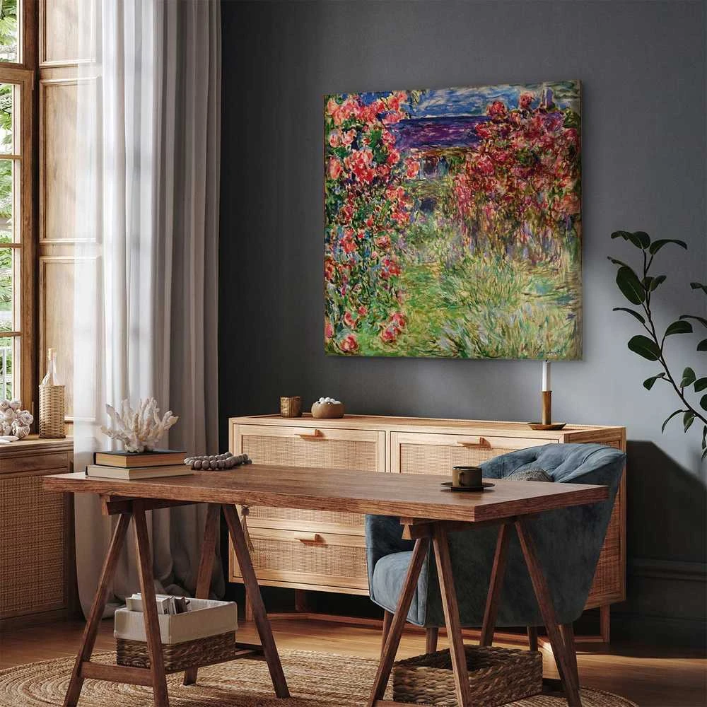 Artgeist Paveikslas - Claude Monet – La maison dans les roses