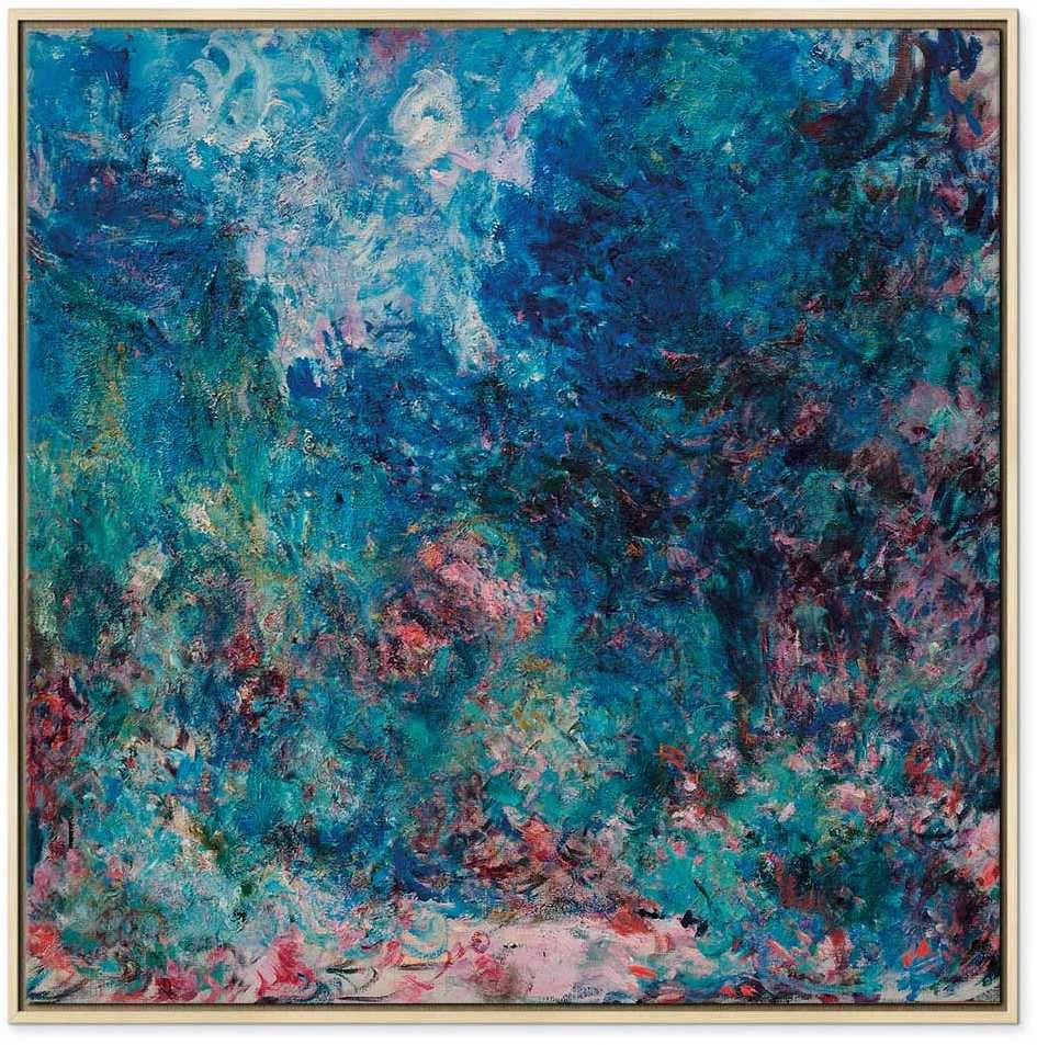 Artgeist Paveikslas - Claude Monet – La maison de l'artiste vue du jardin aux roses