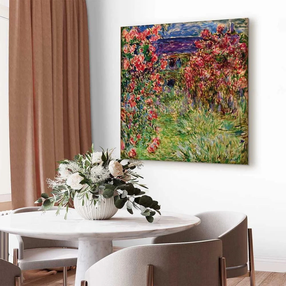 Artgeist Paveikslas - Claude Monet – La maison dans les roses