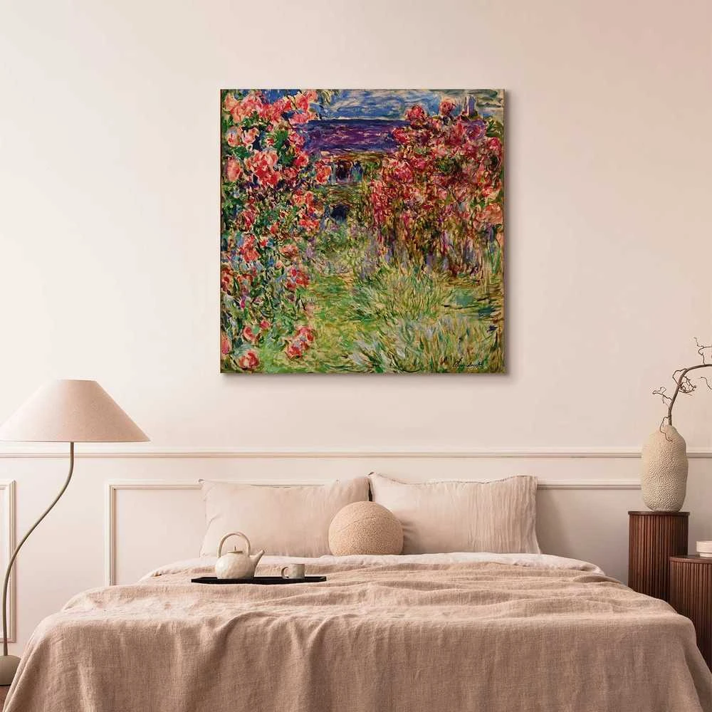 Artgeist Paveikslas - Claude Monet – La maison dans les roses