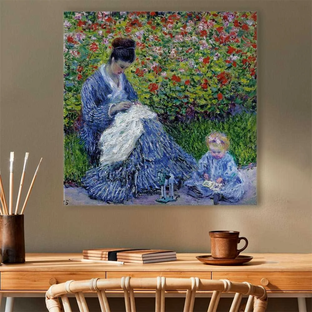 Artgeist Paveikslas - Claude Monet – Madame Monet and Her Son