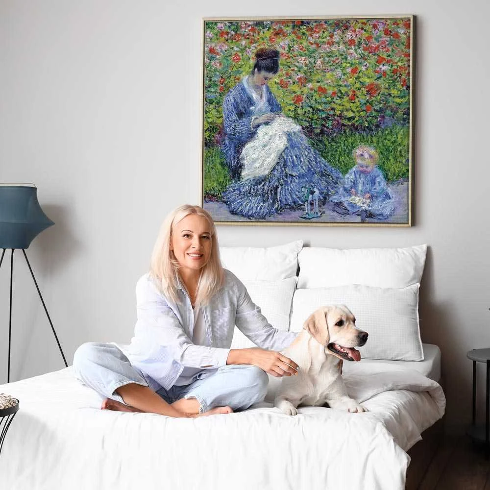 Artgeist Paveikslas - Claude Monet – Madame Monet and Her Son