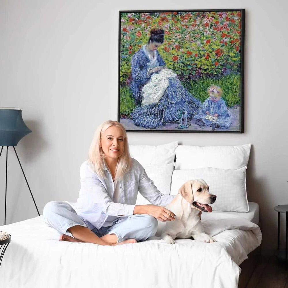 Artgeist Paveikslas - Claude Monet – Madame Monet and Her Son
