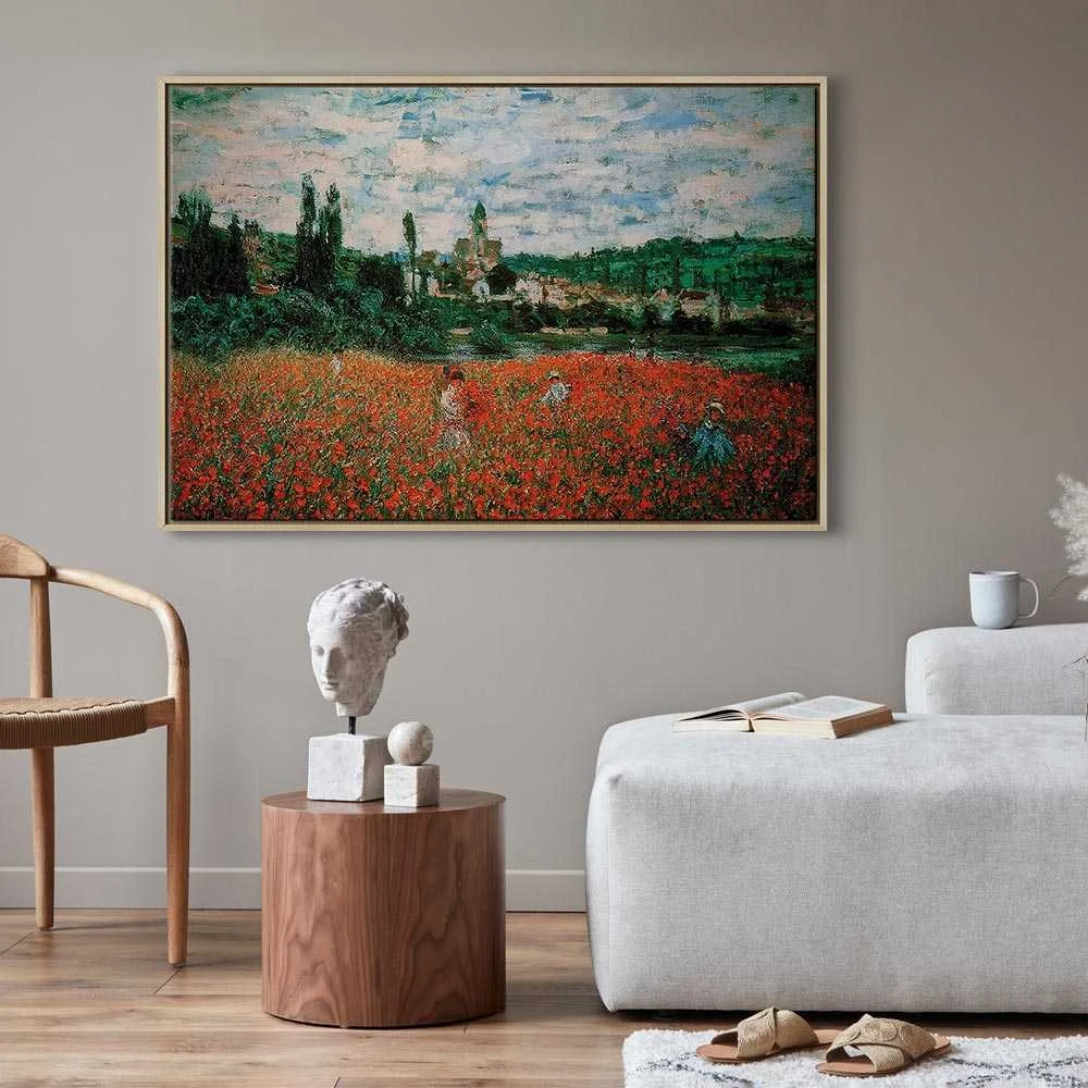 Artgeist Paveikslas - Claude Monet – Poppy Field near Vétheuil